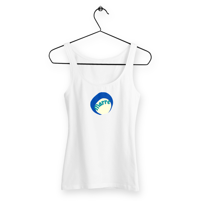 MARRE ! 🌊 CAPSULE OCEAN 🌊 Débardeur Femme cintré 100% coton biologique 5 coloris - Image