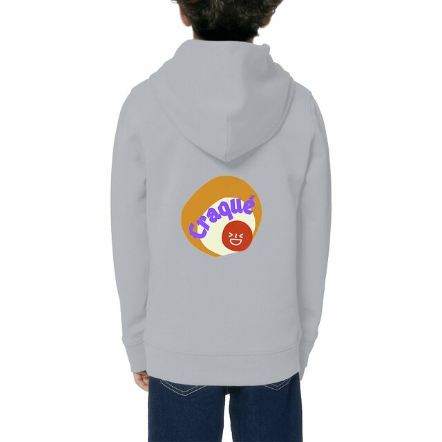 CRAQUE 🤎 😜 CAPSULE CAMEL MARRON CREME (au dos)  😜 Sweat capuche Enf & Ado 3 coloris