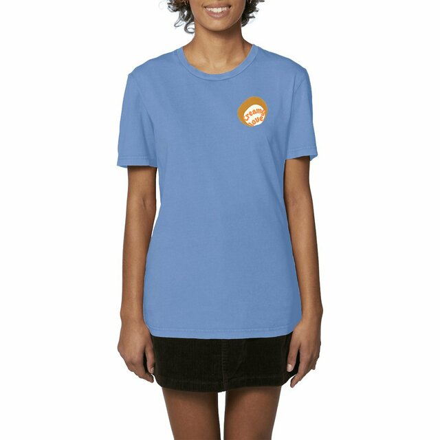 🥞 CREAMY LOVE 🥞 🧡 T-shirt vintage 100% coton biologique 4 coloris