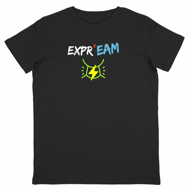 EXPR'EAM 🦜 EN COULEURS 🦜 T-shirt Enfant & ado 100% coton en conversion biologique 2 coloris - Image