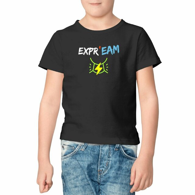 EXPR'EAM 🦜 EN COULEURS 🦜 T-shirt Enfant & ado 100% coton en conversion biologique 2 coloris