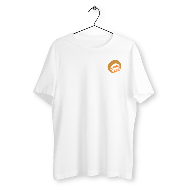 🥞 CREAMY LOVE 🥞 🧡 T-shirt classique 2 100% coton en conversion biologique 5 coloris