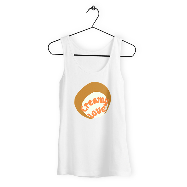 🥞 CREAMY LOVE 🥞 🧡 Débardeur ample 100% coton biologique 5 coloris - Image