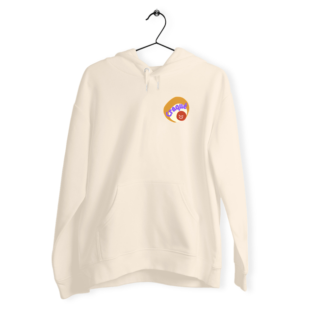 CRAQUE 🤎 😜 CAPSULE CAMEL MARRON CREME 😜 Sweat à capuche épais - Image