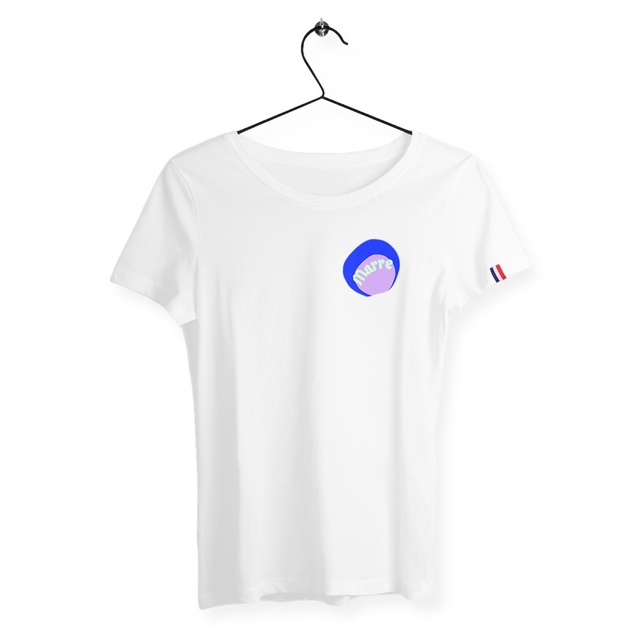 MARRE ! 🔮 CAPSULE FANTASY 🔮 T-shirt 100% coton organique étiquette bleu/blanc/rouge - Image