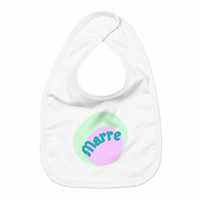 MARRE ! 🧚‍♀️ CAPSULE FAIRY 🧚‍♀️ Bavoir 100 % coton biologique 3 coloris  - Image