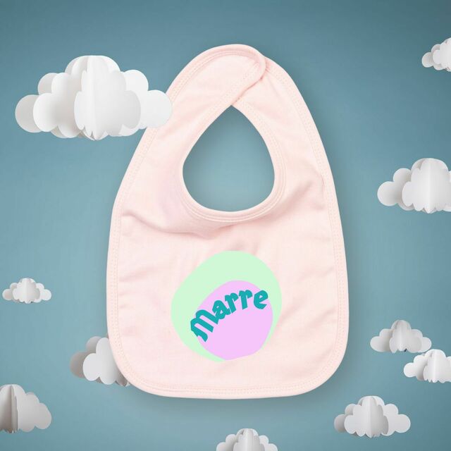MARRE ! 🧚‍♀️ CAPSULE FAIRY 🧚‍♀️ Bavoir 100 % coton biologique 3 coloris 