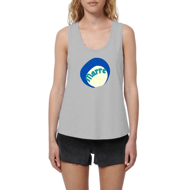 MARRE ! 🌊 CAPSULE OCEAN 🌊 Débardeur Femme ample 100% coton biologique 5 coloris