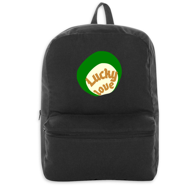 🍀 LUCKY LOVE 🍀 💚 Sac à dos 100% recyclé 3 coloris  - Image