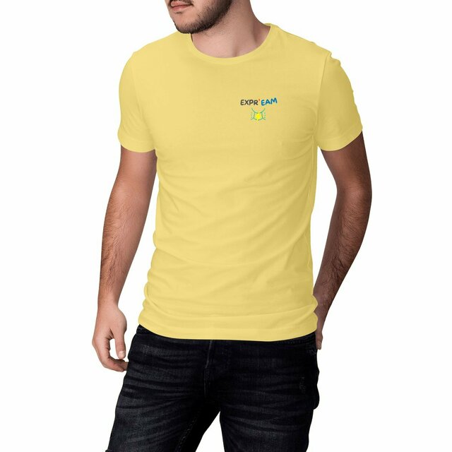 EXPR'EAM 🦜 EN COULEURS 🦜 T-shirt épais 100% coton biologique § COLORIS