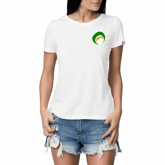 MARRE 🍀 CAPSULE NATURE 🍀 t-shirt 100% coton organique étiquette bleu/blanc/rouge