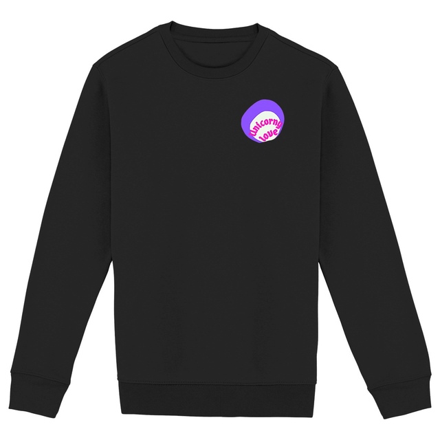 🦄 UNICORNY LOVE 🦄 💜 Sweat épais écologique 5 coloris - Image