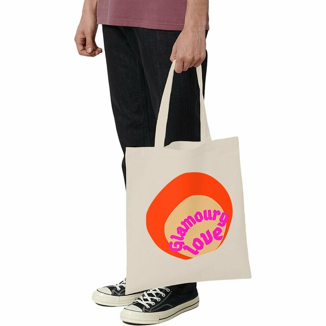 💄 GLAMOURY LOVE 💄 💖 Totebag léger 100% coton biologique