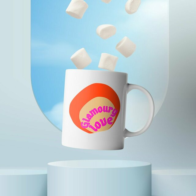 💄 GLAMOURY LOVE 💄 💖 Mug céramique à anse 6 coloris 