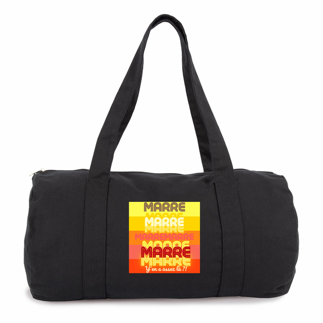 MARRE ! 🌅 TAMPON SOLEIL 🌅 Sac polochon 100% coton biologique 2 coloris  - Image
