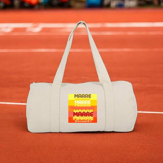 MARRE ! 🌅 TAMPON SOLEIL 🌅 Sac polochon 100% coton biologique 2 coloris 