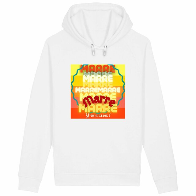 MARRE ! 🌅 Tampon Soleil 🌅 Hoodie Rider poches latérales 4 coloris - Image