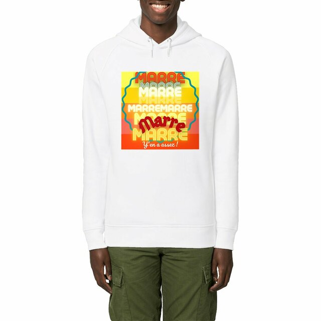 MARRE ! 🌅 Tampon Soleil 🌅 Hoodie Rider poches latérales 4 coloris