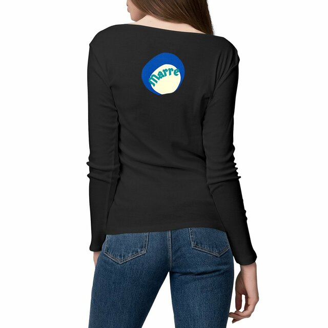 MARRE 🌊 CAPSULE OCEAN (dos) 🌊 T-shirt manches longues 100% coton biologique 2 coloris