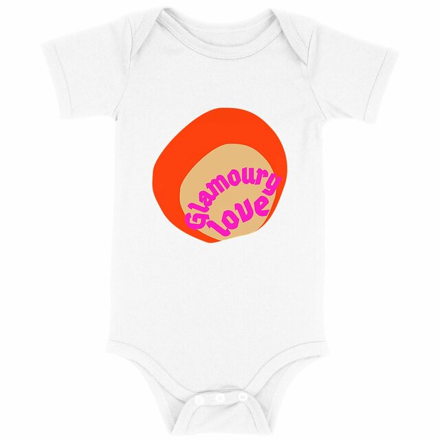 💄 GLAMOURY LOVE 💄 💖 Body bébé 100% coton biologique ou en conversion 3 coloris  - Image