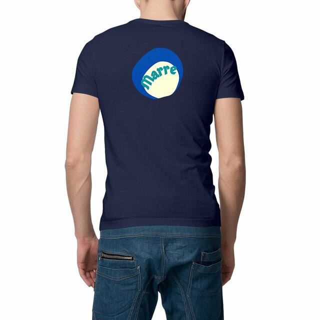 MARRE 🌊 CAPSULE OCEAN (dos) 🌊 T-shirt épais 100% coton biologique 10 coloris