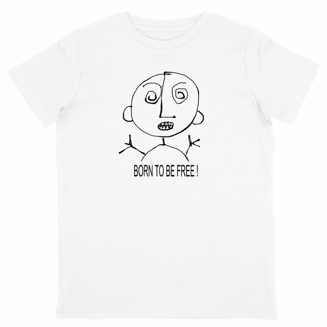 Born to be free-vG-N/B - T-shirt Enfant Léger - Image