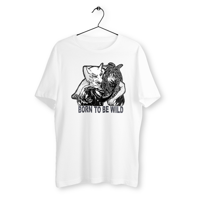 Born to be wild NB - T-shirt Unisexe épais - Image