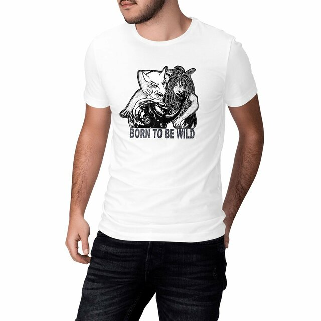 Born to be wild NB - T-shirt Unisexe épais