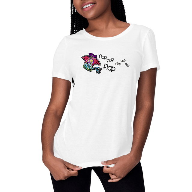 FlapFlap-T-shirt Femme Epais 