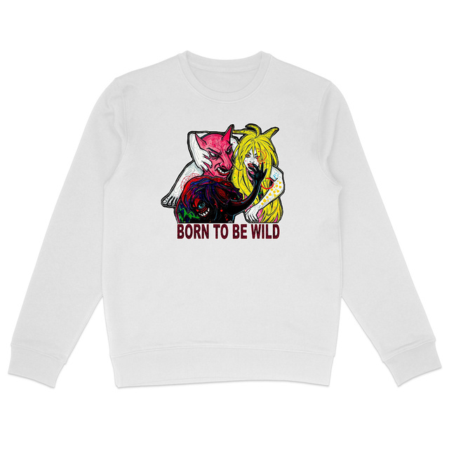 Born to be wild - Sweat-shirt Léger Unisexe - Image