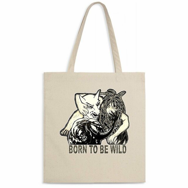 Born to be wild NB - Totebag léger - Image