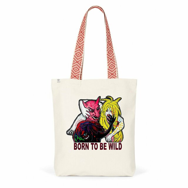 Born to be wild NB - Totebag ethnique - Image