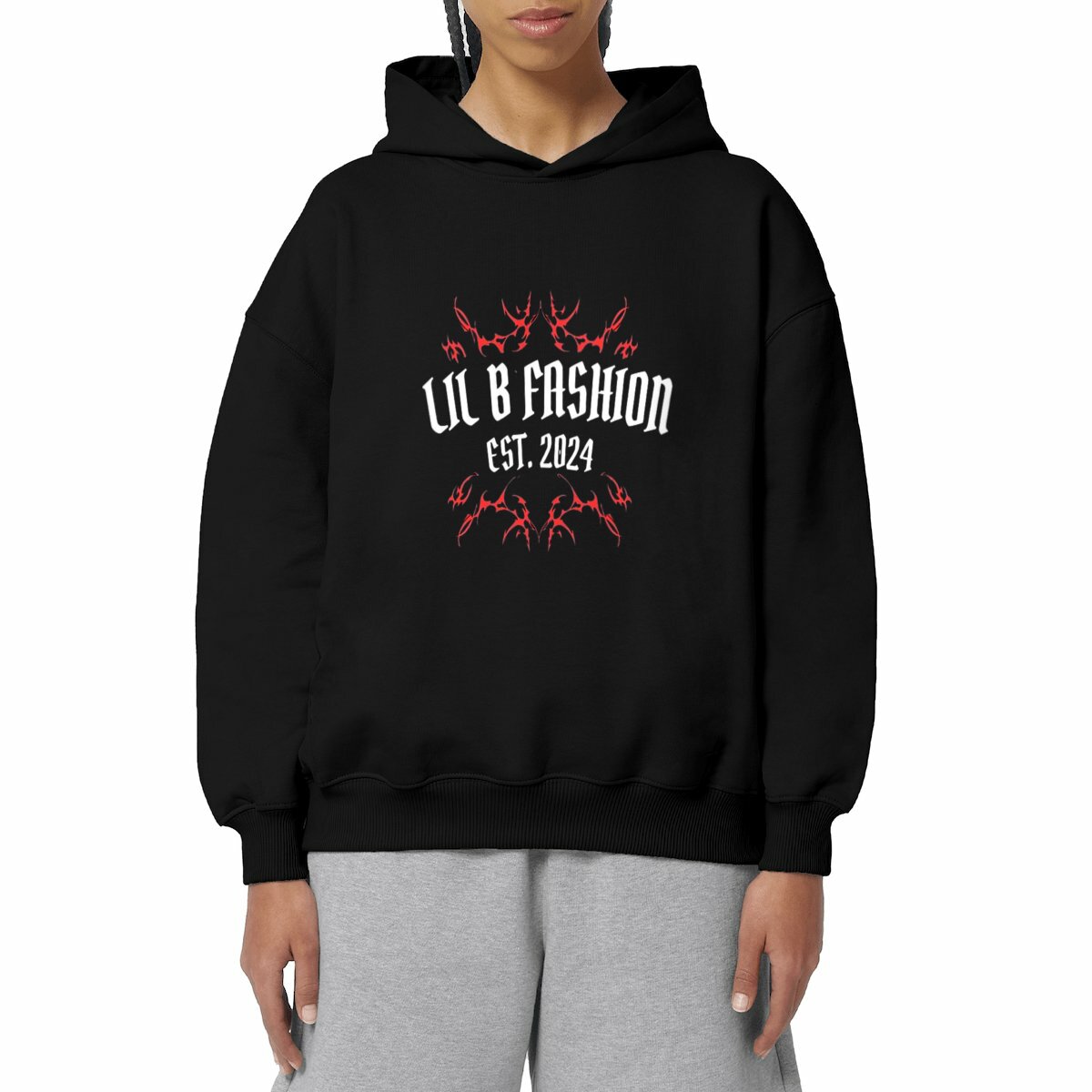 Image front Sweat à capuche Unisexe Oversized