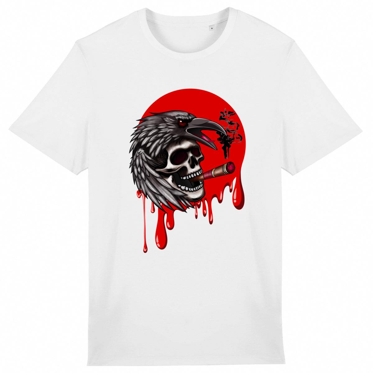 Image back T-shirt Unisexe Tête de mort