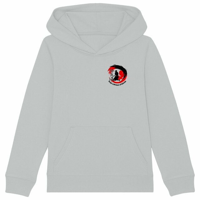 Image front Sweat à capuche gris Epais Enfant