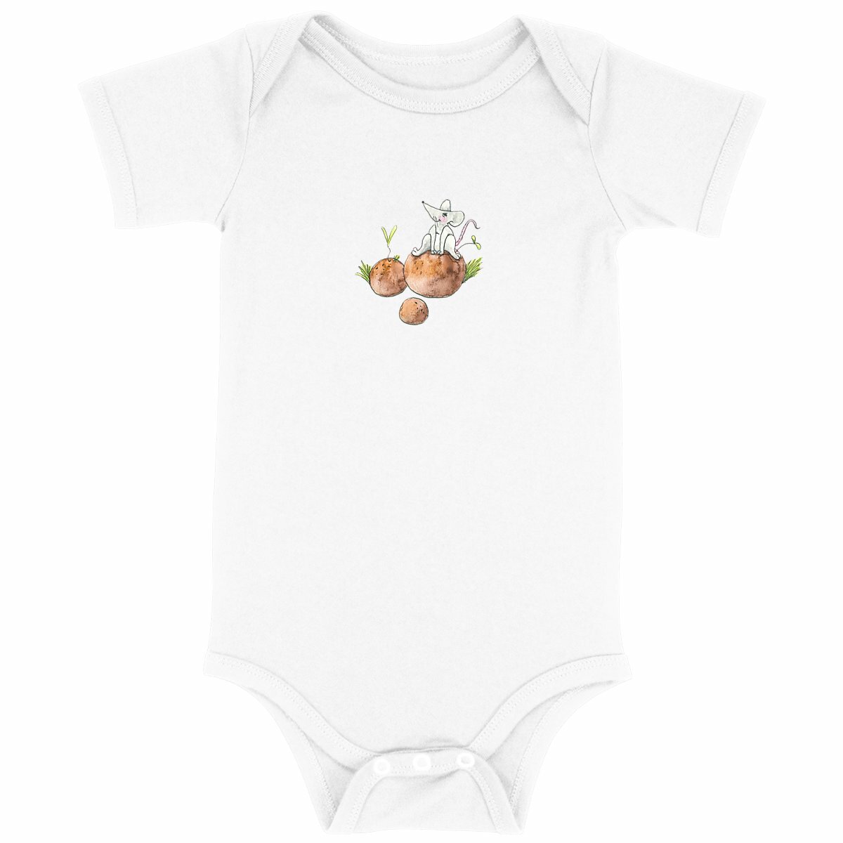 Image back Baby Bodysuit -  Little Mouse