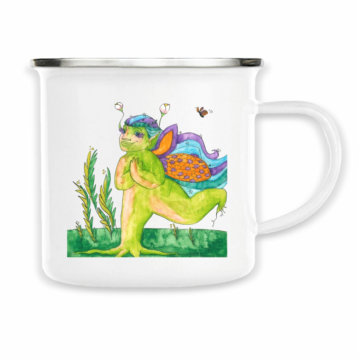 Image back Enamel mug - Mother Nature