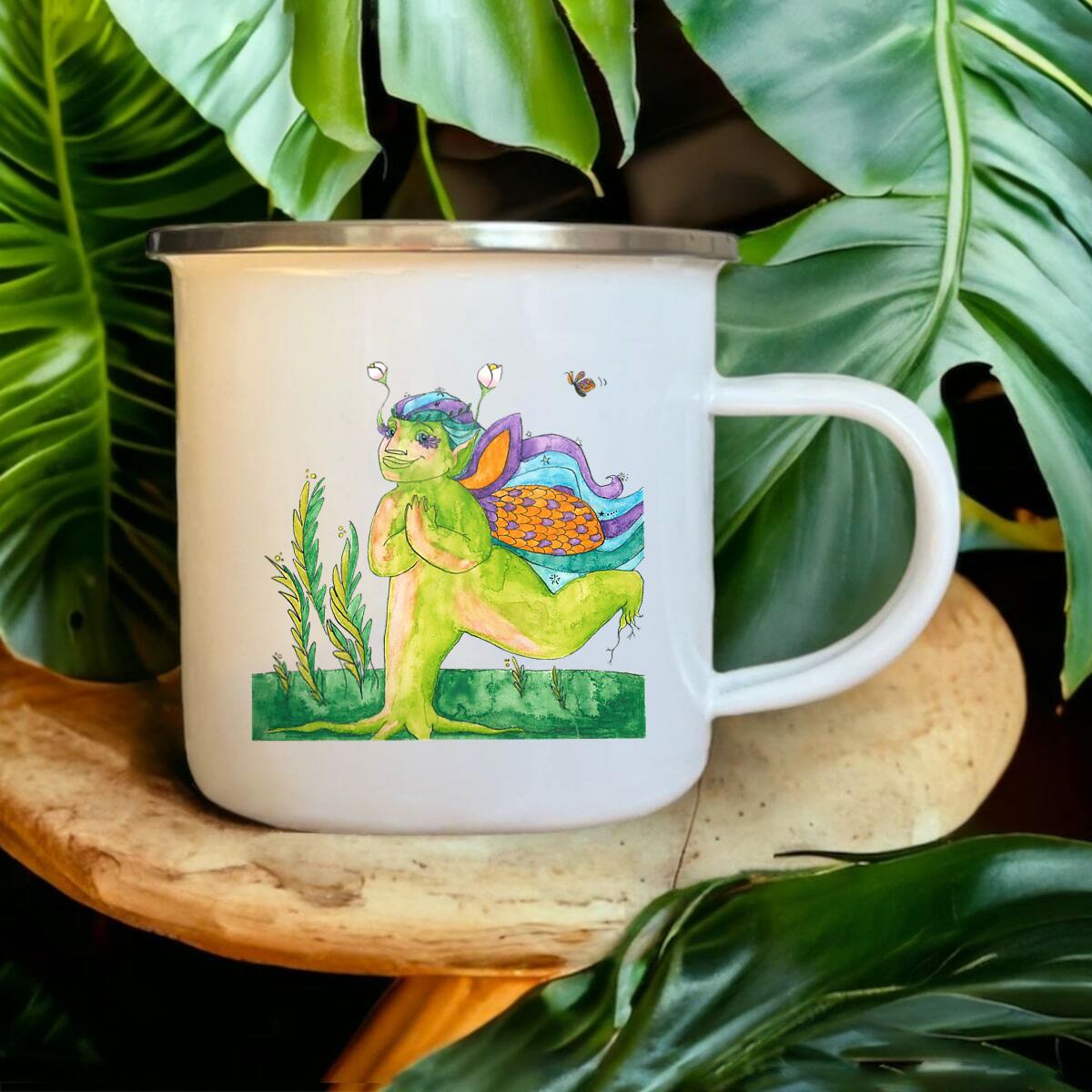 Image front Enamel mug - Mother Nature