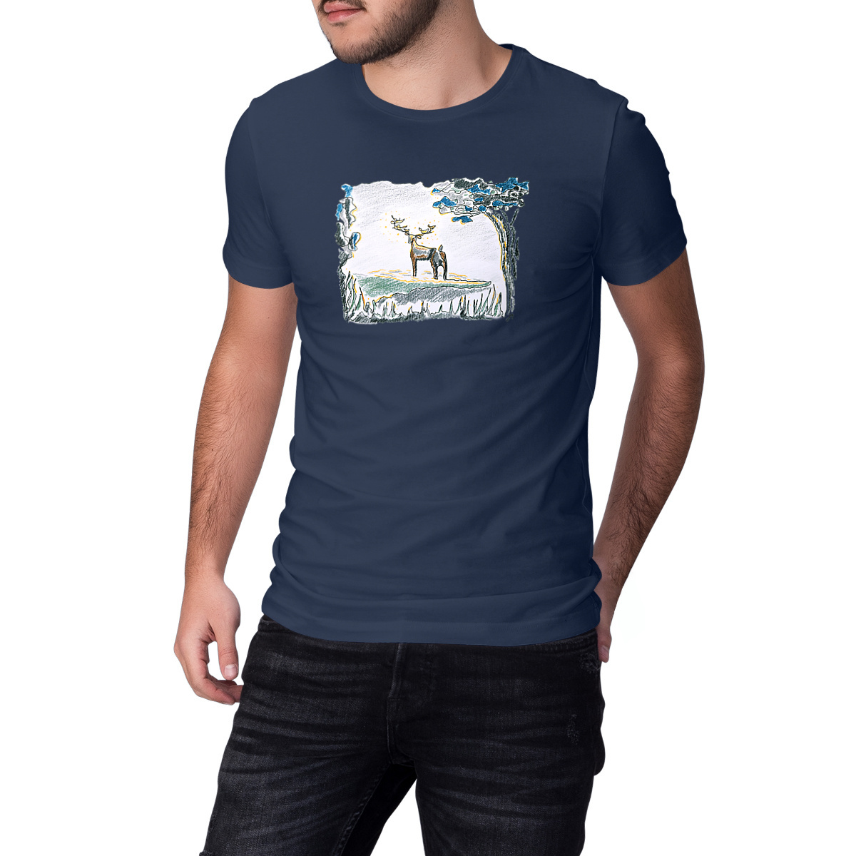 Image front Heavyweight T-shirt men