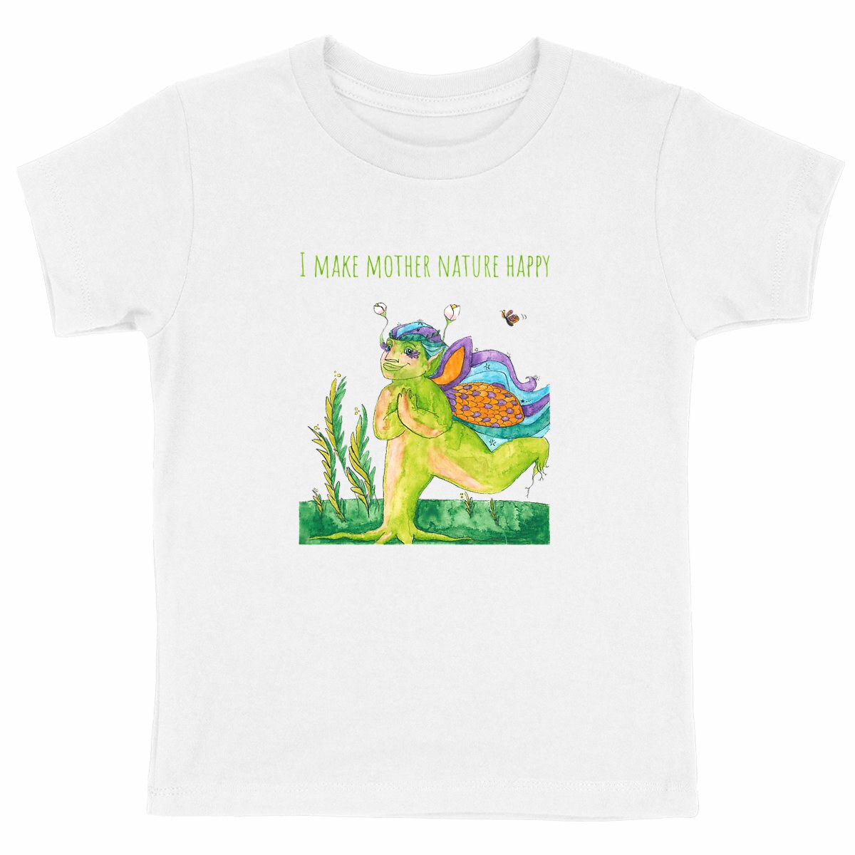 Image back T-shirt - I make mother nature happy