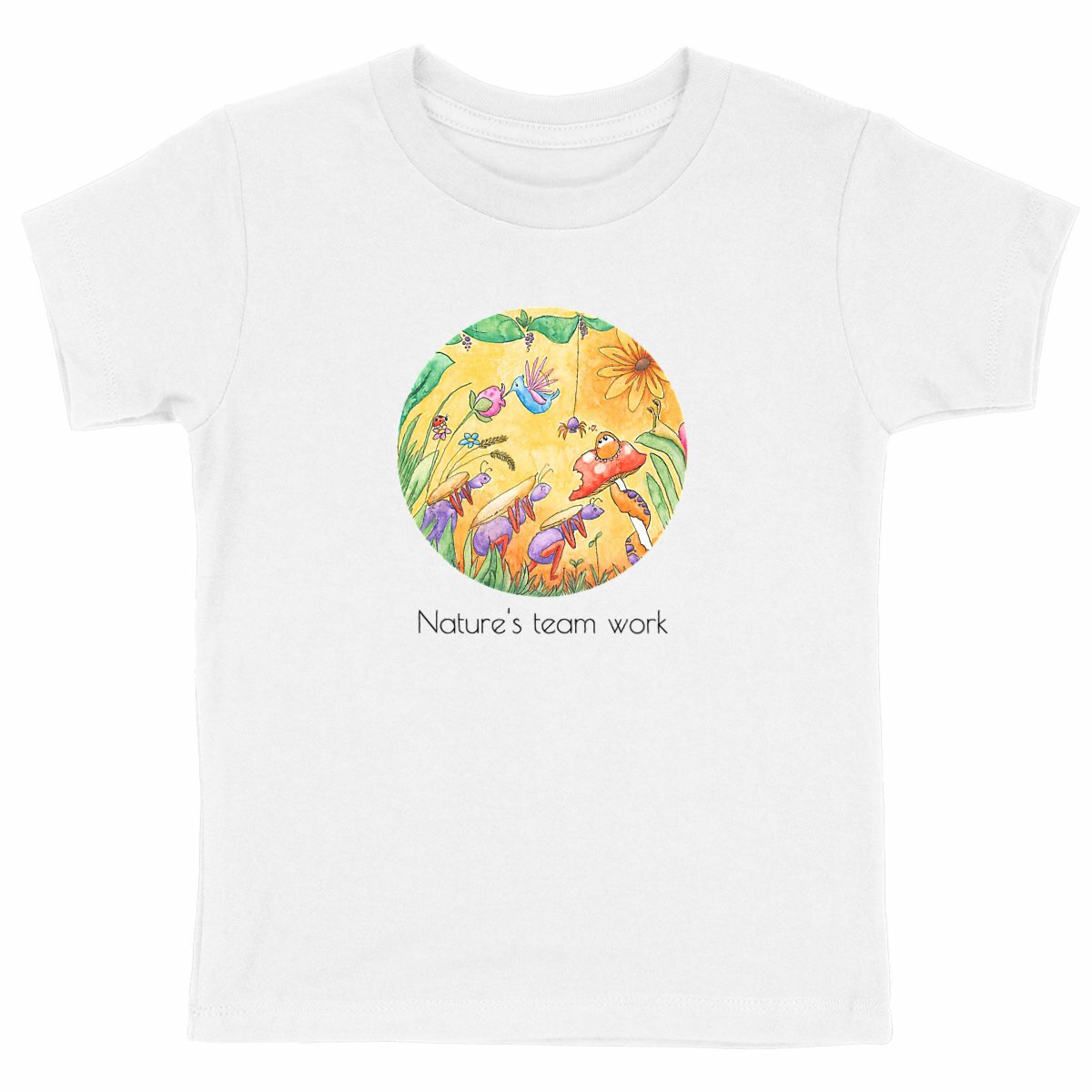 Image back T-shirt - Nature's team work
