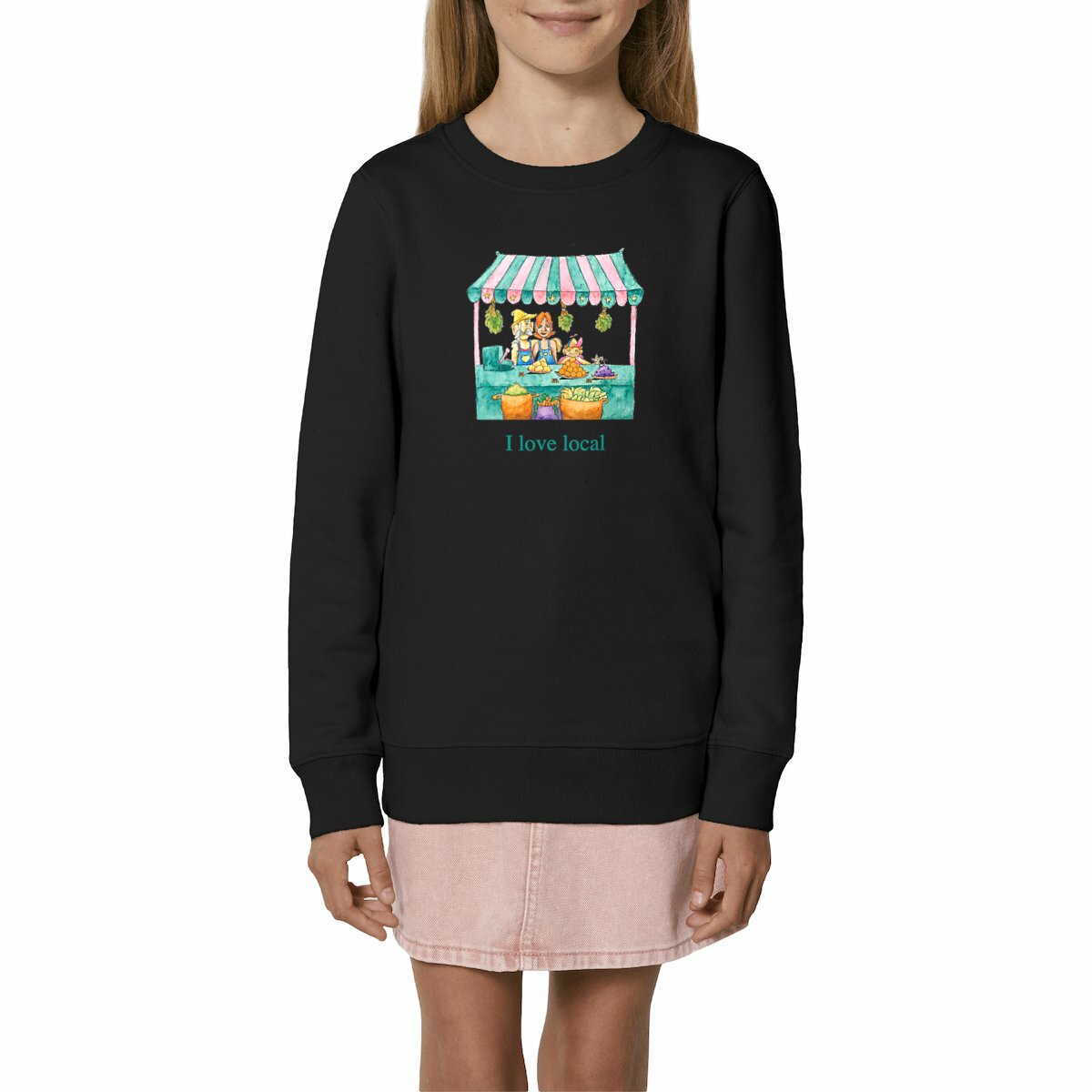 Image front Sweatshirt - I love local