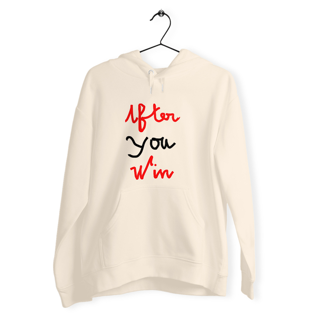 Image front Sweat à capuche Femme after you win