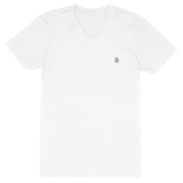 Image back T-shirt Homme Col V 
