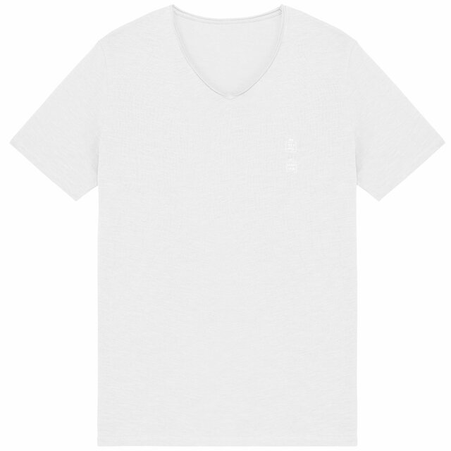 Image back T-shirt Homme Slub