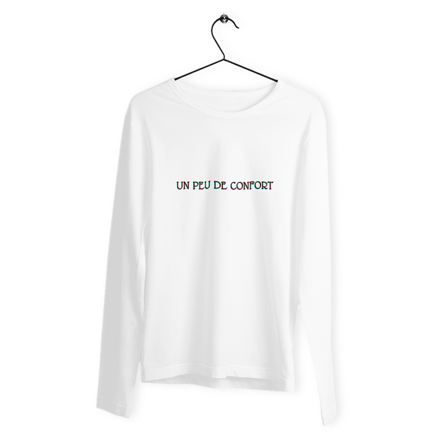 Image back T-shirt Homme manches longues un peu de confort
