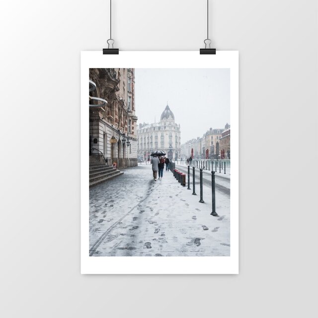 Image front LILLE sous la neige