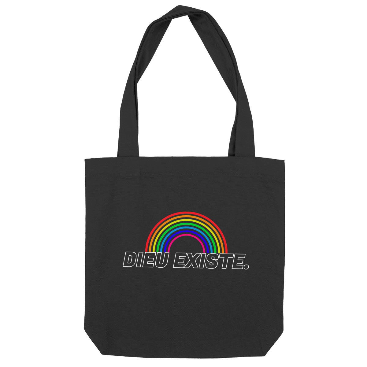 Image back Totebag épais "Arc de Dieu" - Noir