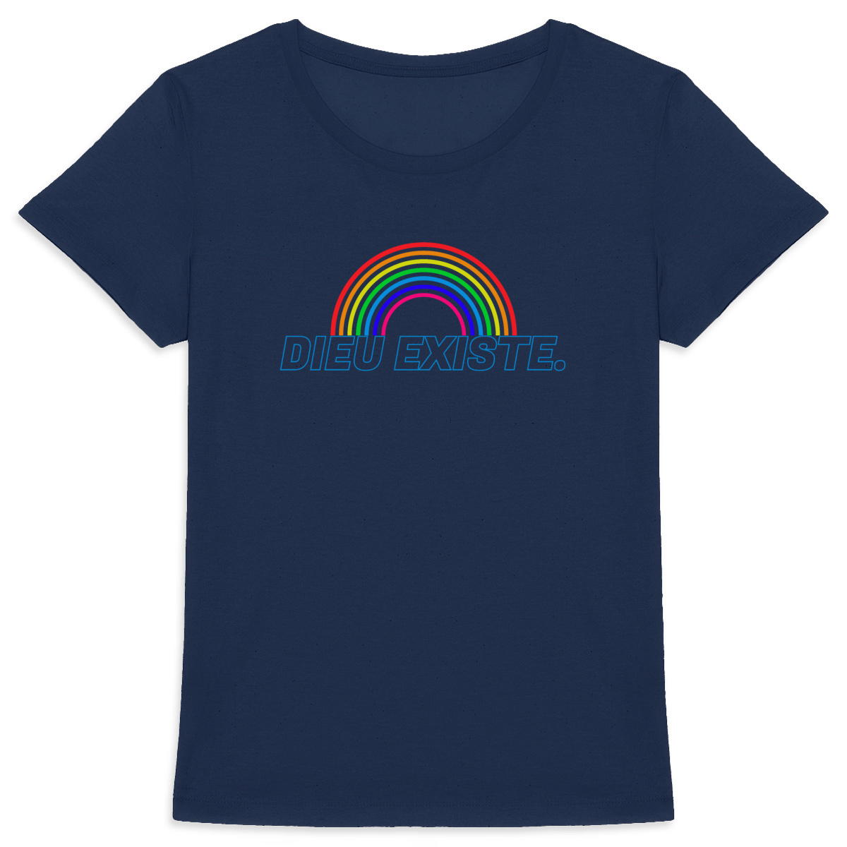 Image back T-shirt Femme "Arc de Dieu" - Marine