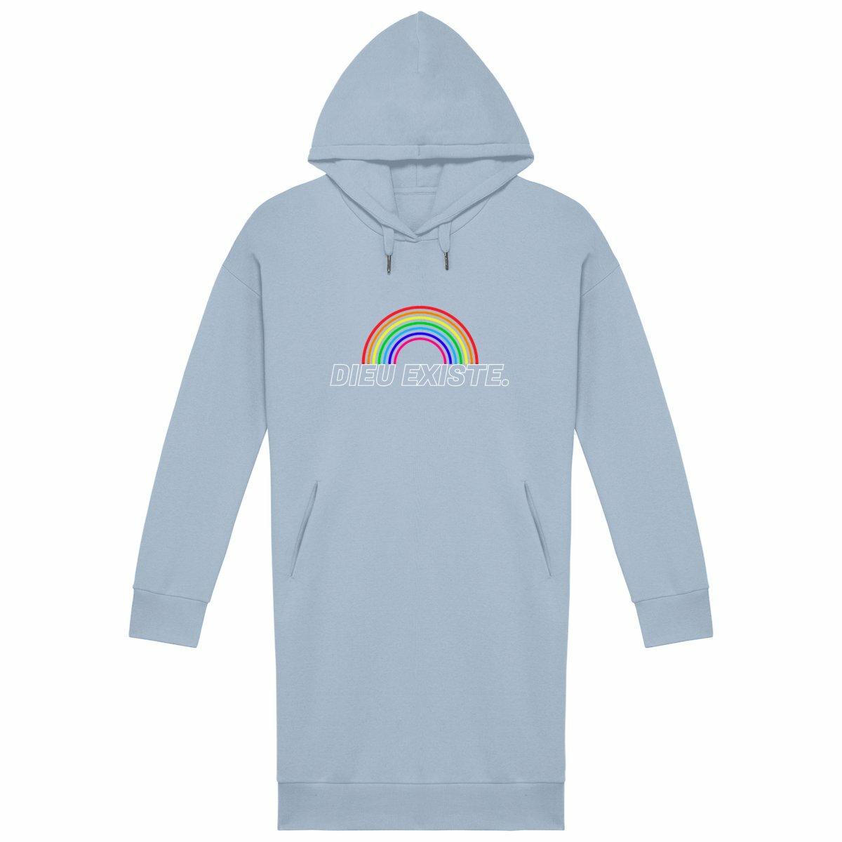 Image back Robe Sweat "Arc de Dieu" - Bleue